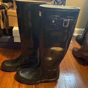 Back
Women's Original Tall Gloss Rain Boots: Black